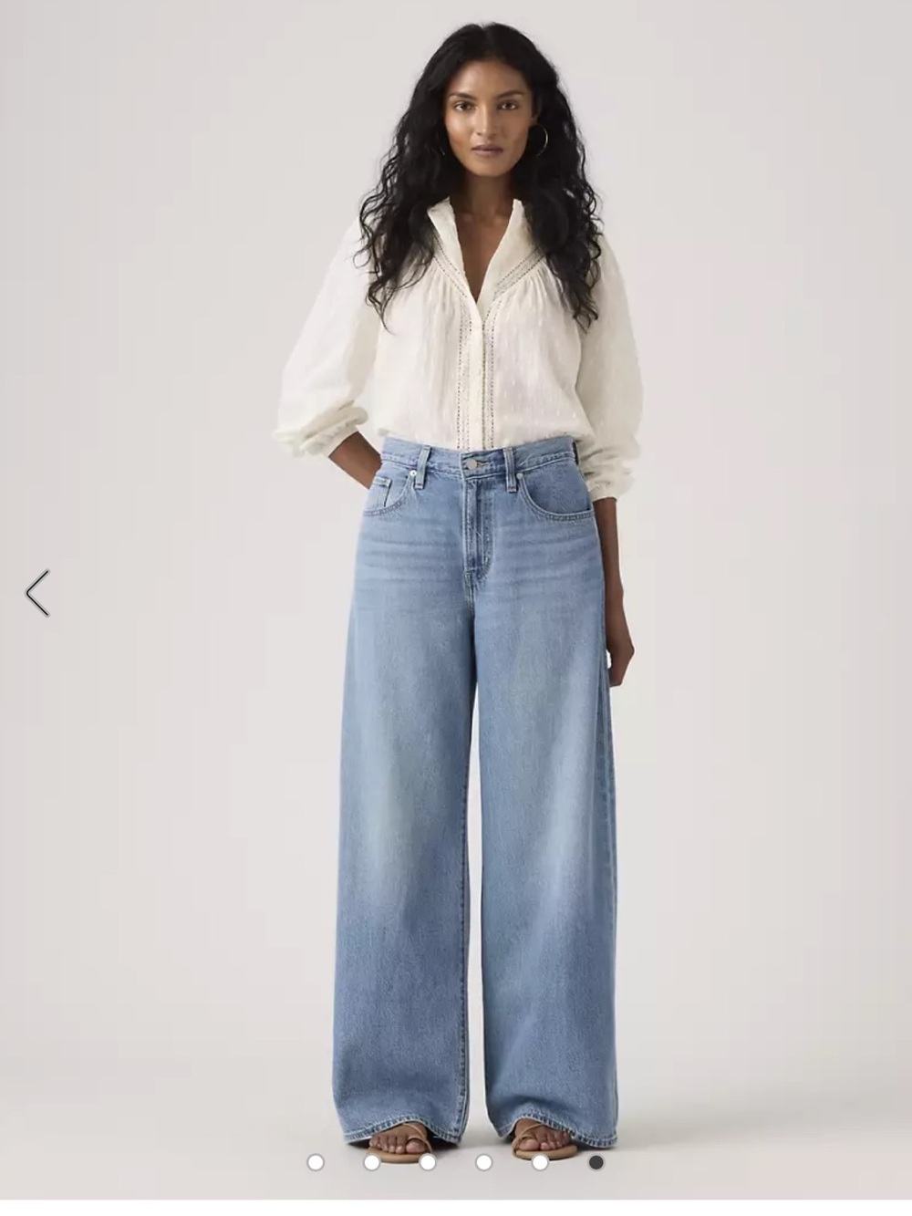 Levi’s XL Straight Leg Blue Denim Jeans | Women’s 26 baggy wide leg relaxed